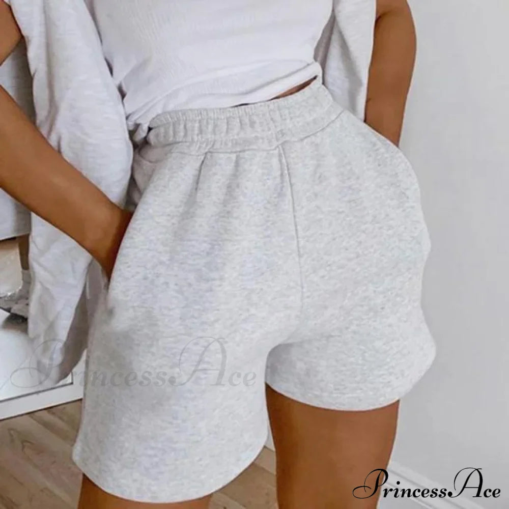 Solid Casual Sport Shorts image 5