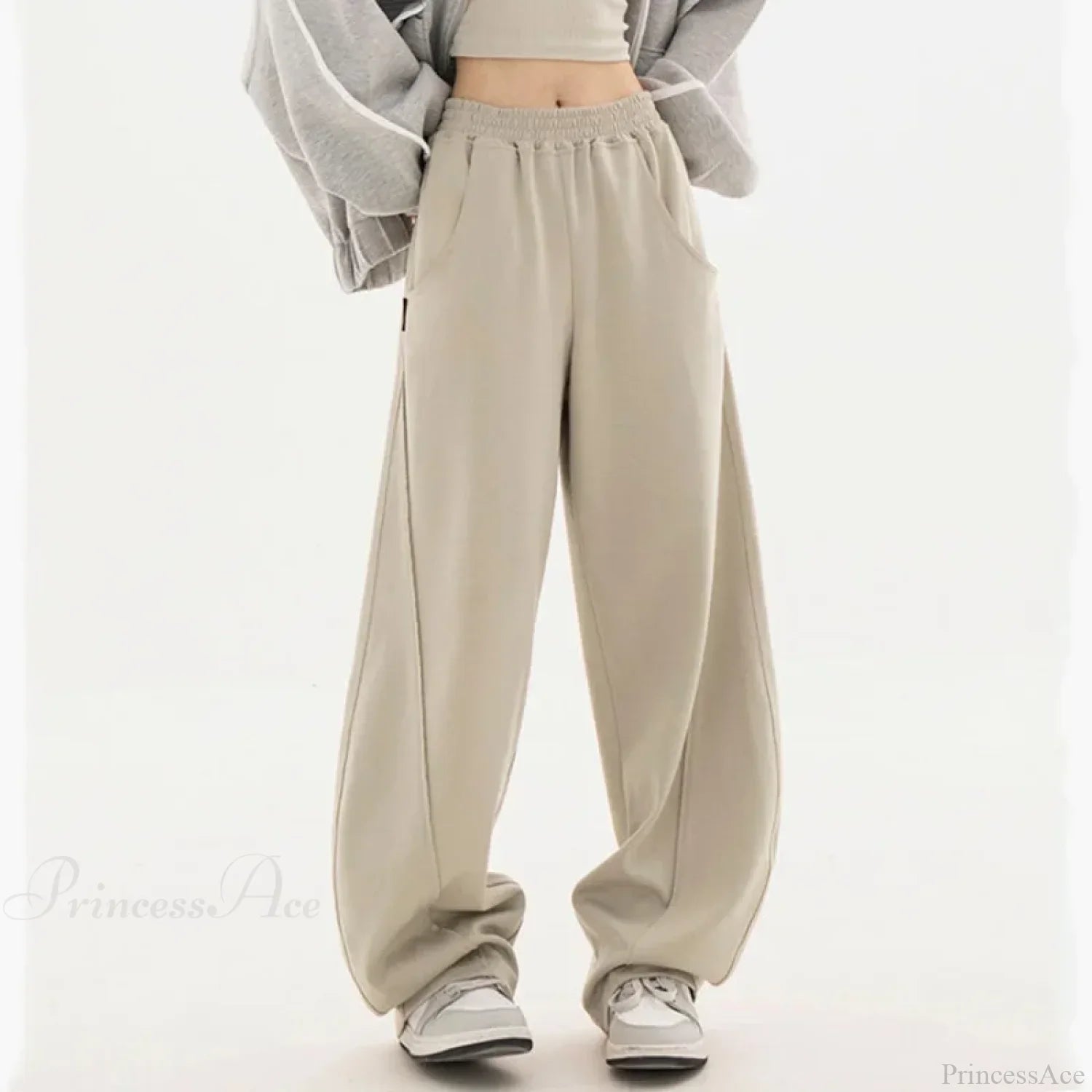 Solid Casual Street Dance Pants image 1