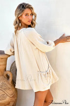 Solid Color Loose Rompers image 9