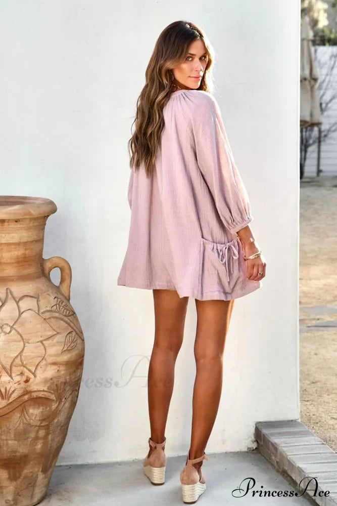 Solid Color Loose Rompers image 4