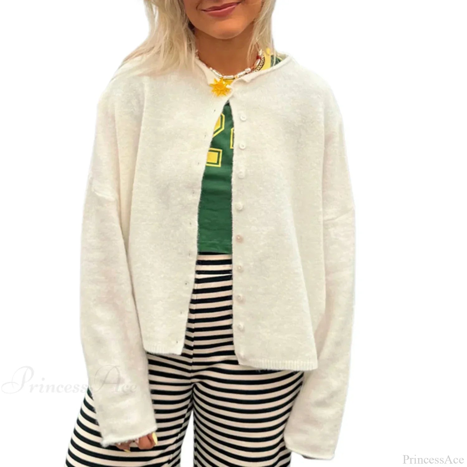 Solid Cozy Button-front Knit Cardigan image 9