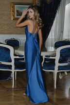 Solid Formal Fitted Maxi Dress image 2