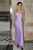 Solid Formal Fitted Maxi Dress image 6