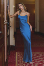 Solid Formal Fitted Maxi Dress image 1
