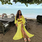 Solid Micro Bodysuit Three Piece Swimsuit image 3