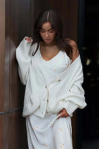 Solid Minimalist Sheer Long Sleeve Sweater image 2