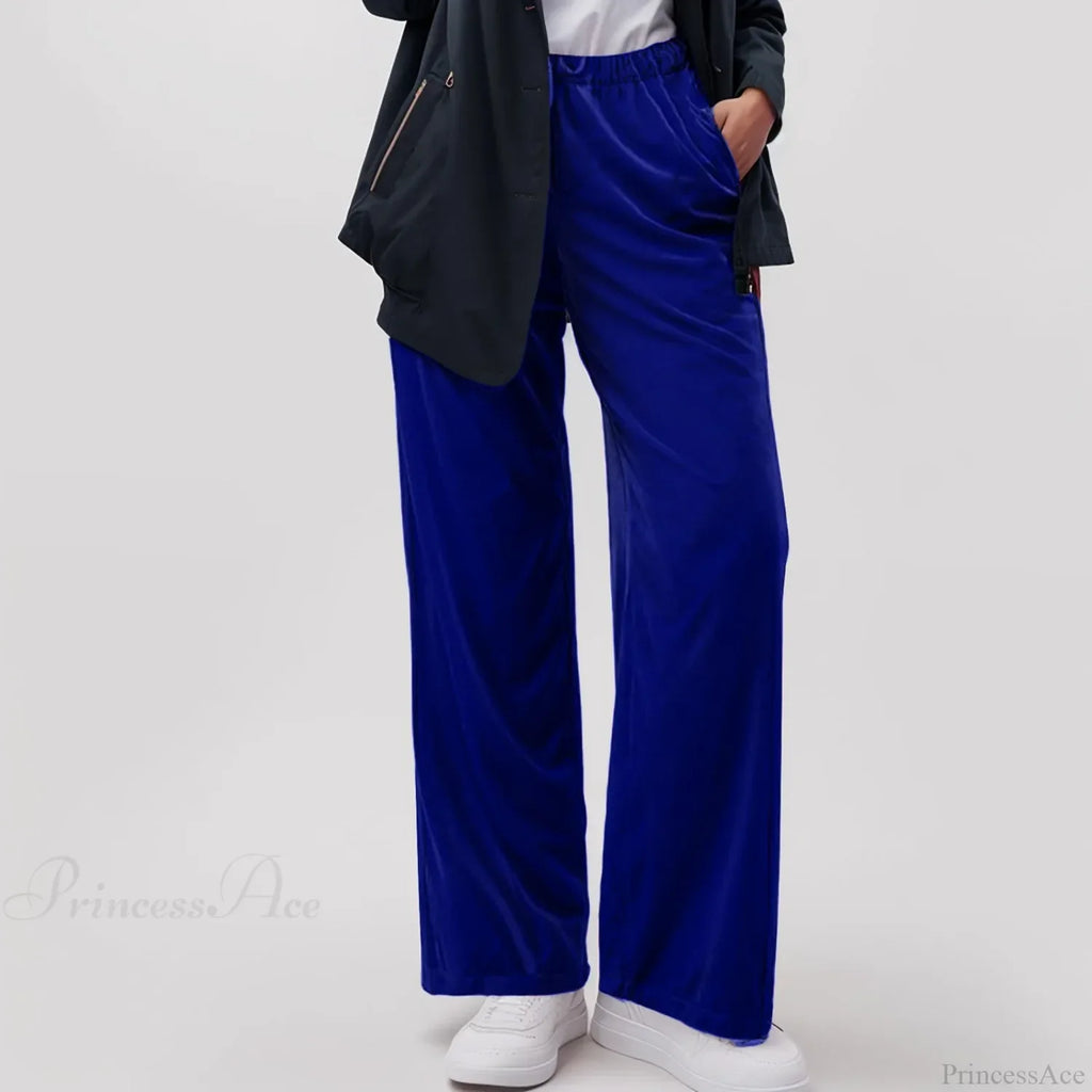 Solid Pocket Stretch Yoga Casual Pants image 4