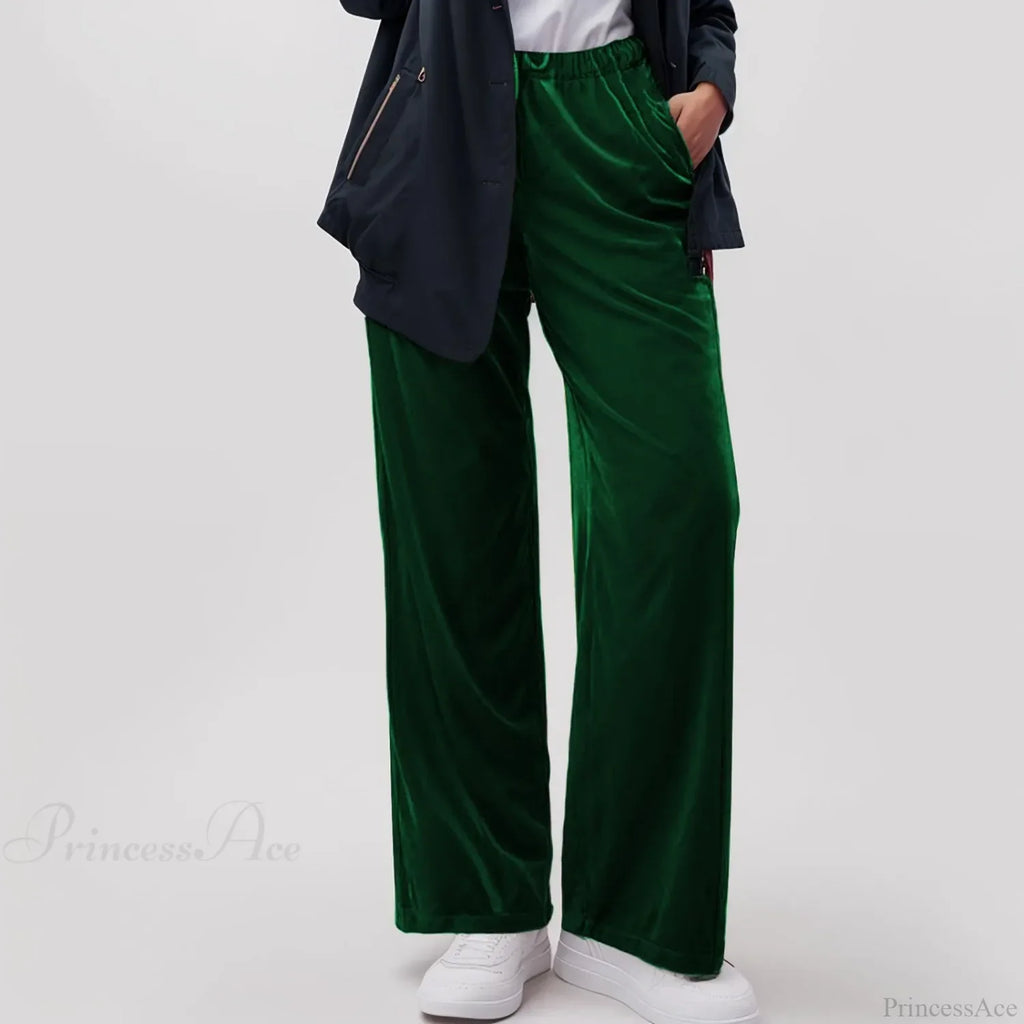Solid Pocket Stretch Yoga Casual Pants image 2