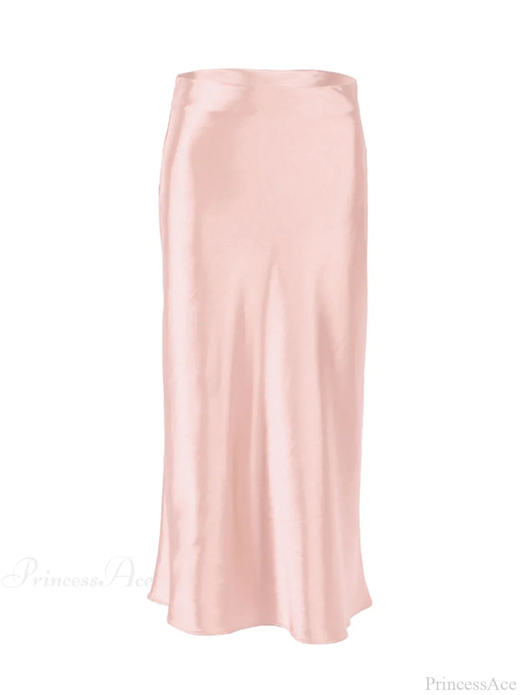 Solid Purple Satin Silk Skirt image 12