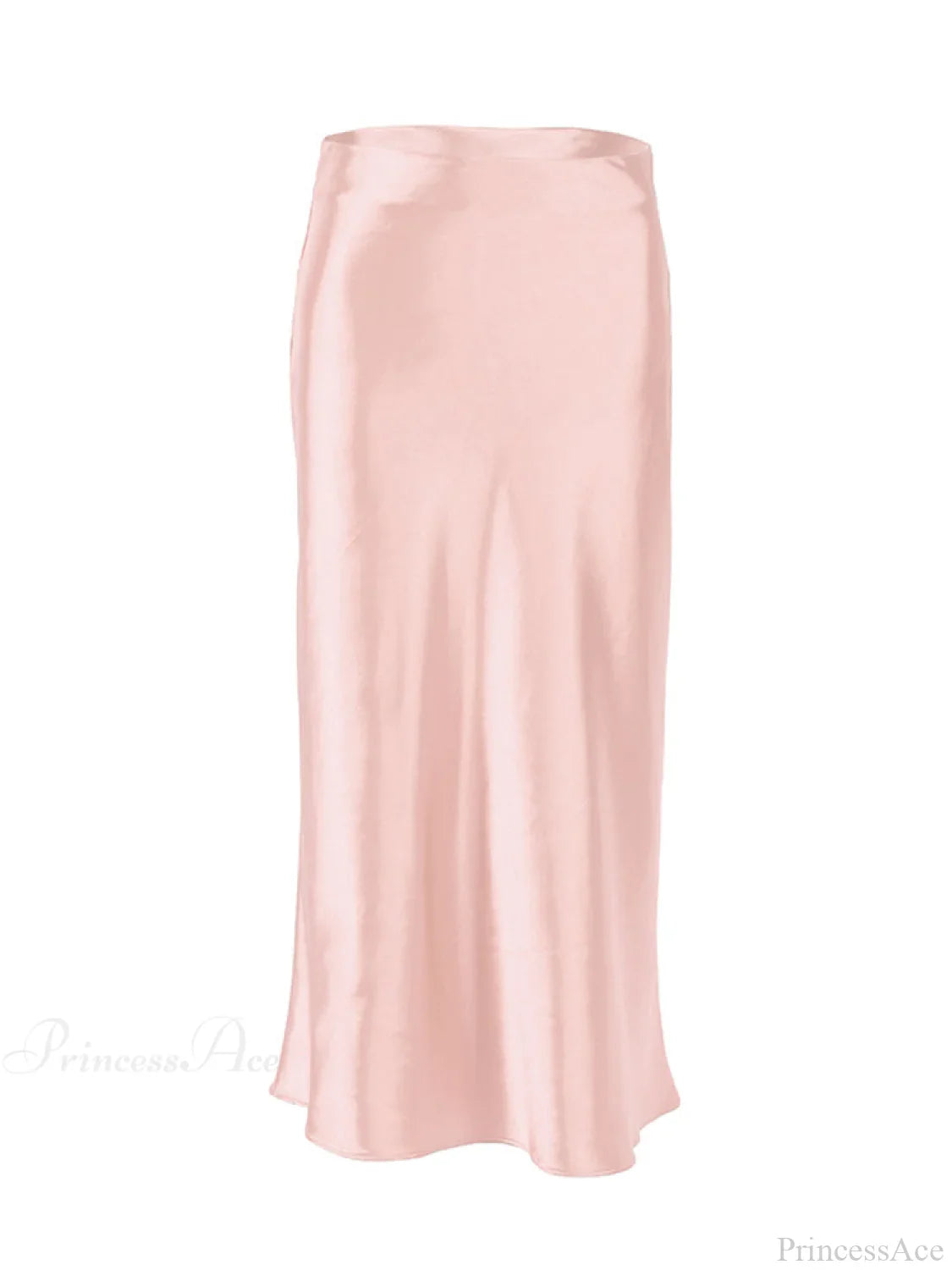 Solid Purple Satin Silk Skirt image 12