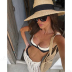 Solid Push Up Micro Bikini Set image 1