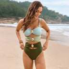 Solid Splicing Buckle One Piece Set image 6