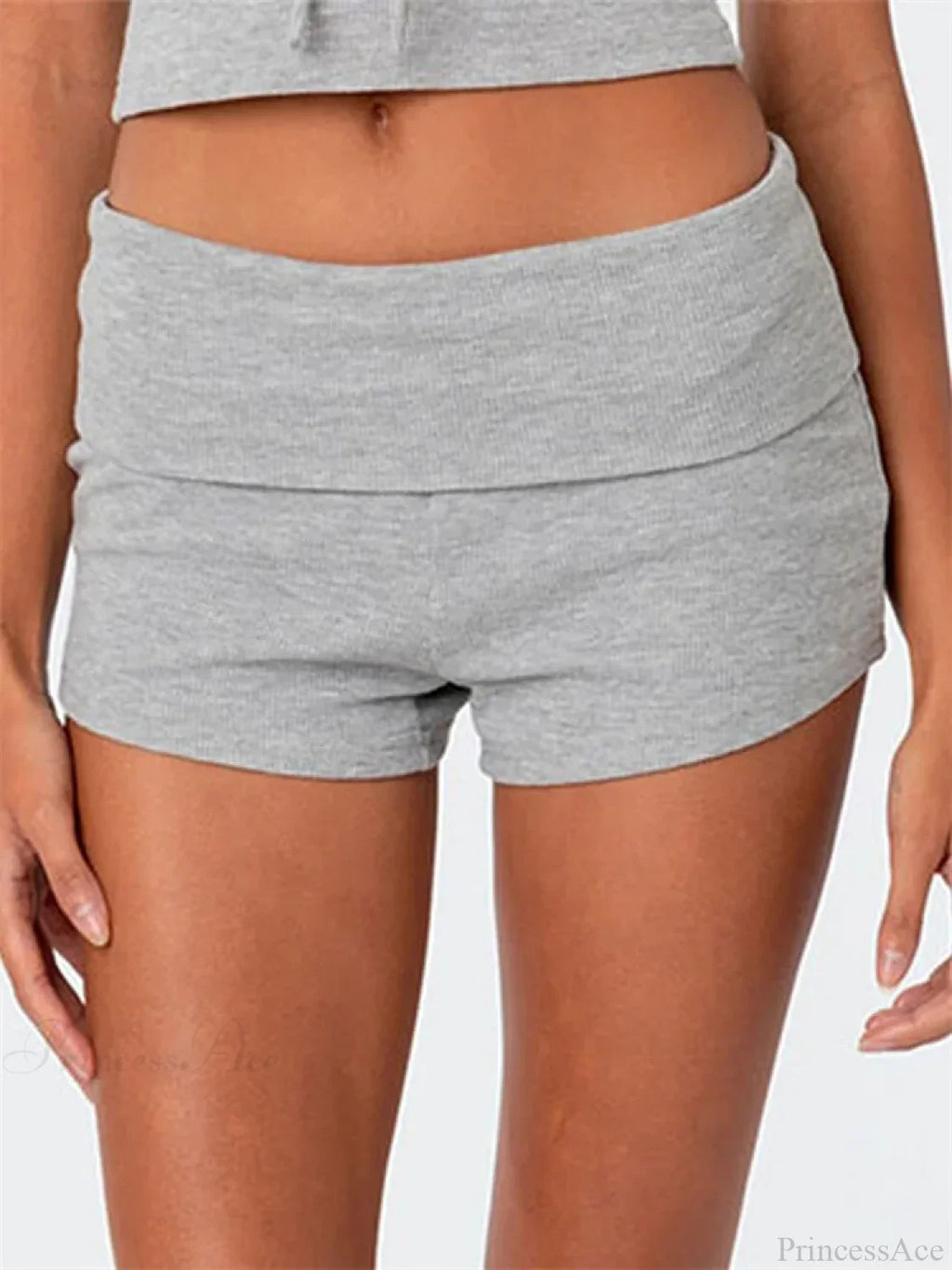 Solid Striped Pajama Sleep Short image 3