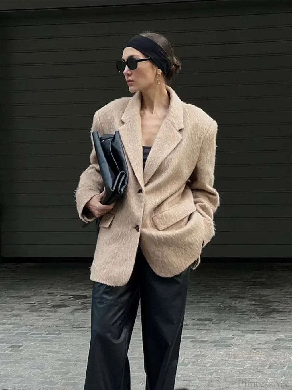 Solid Woolen Short Coat image 1