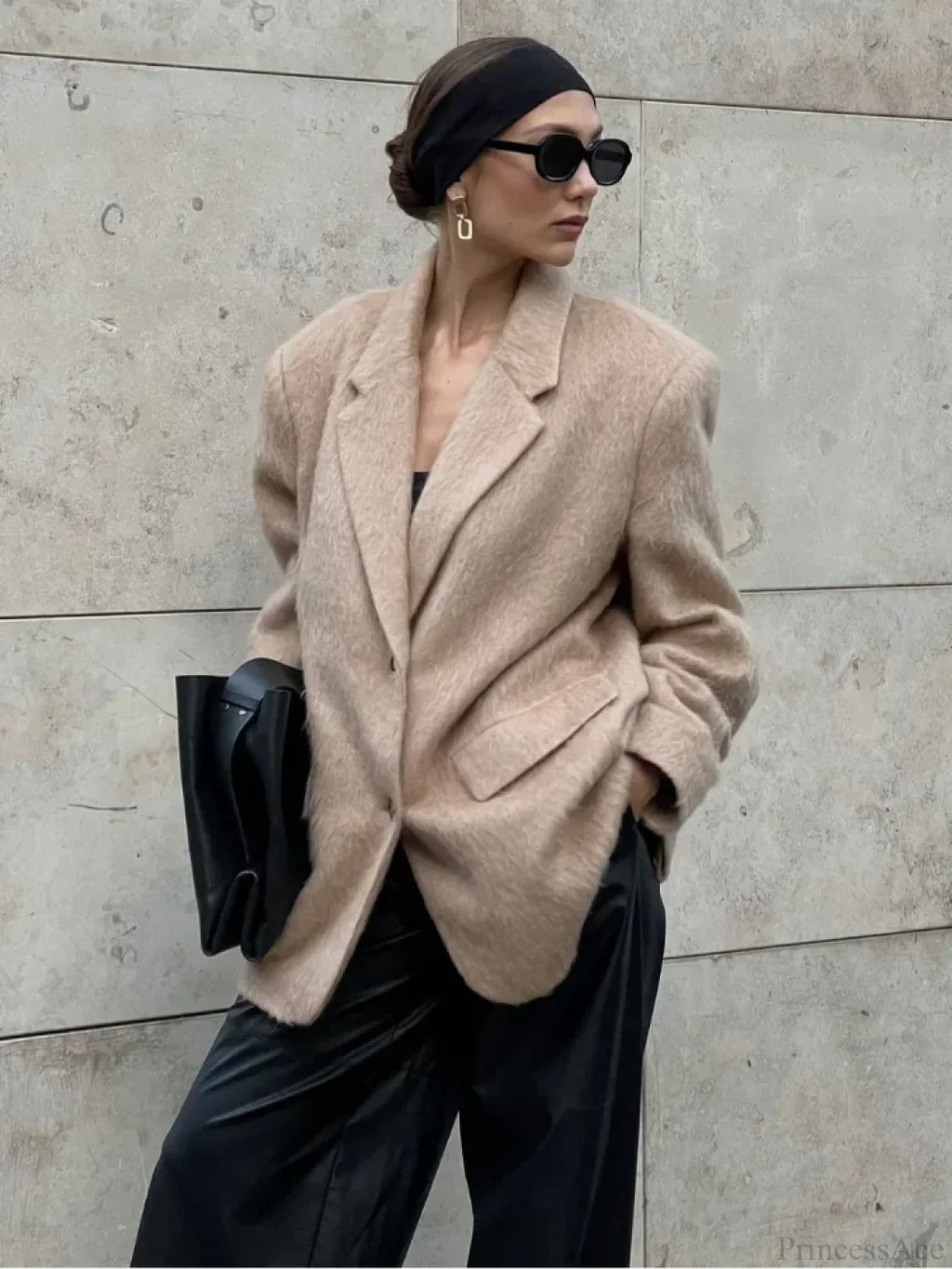 Solid Woolen Short Coat image 2
