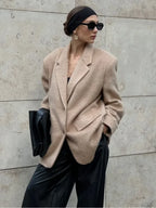 Solid Woolen Short Coat image 2