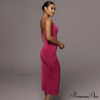 Spaghetti Strap Backless Club Beach Mini Dress image 4