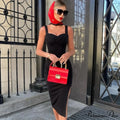 Spaghetti Strap Bodycon Bandage Dress image 3