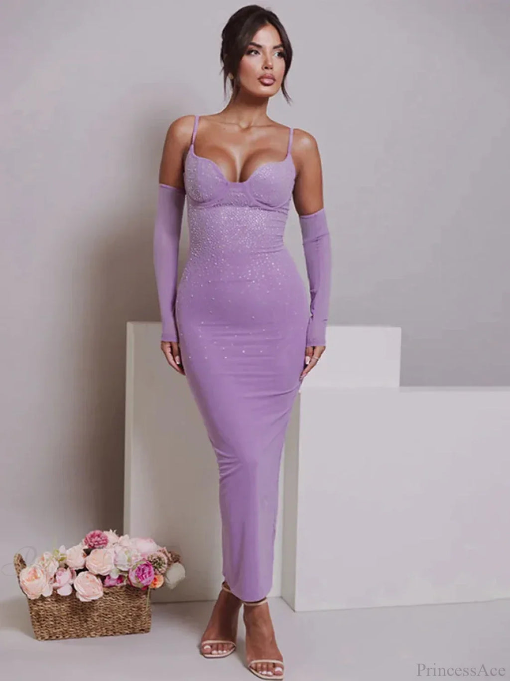 Sparkle Glitter Diamonds Vacation Dress image 3
