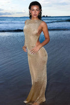 Sparkle Glitter Slim Vacation Dress image 1