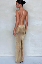 Sparkle Glitter Slim Vacation Dress image 3