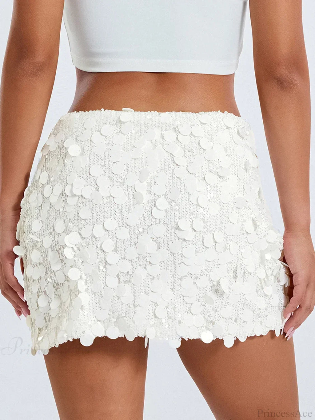 Sparkle Sequin Glitter Mini Skirt image 2