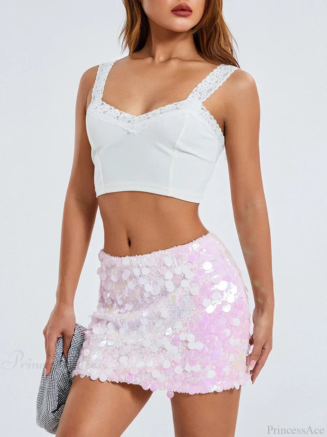 Sparkle Sequin Glitter Mini Skirt image 6