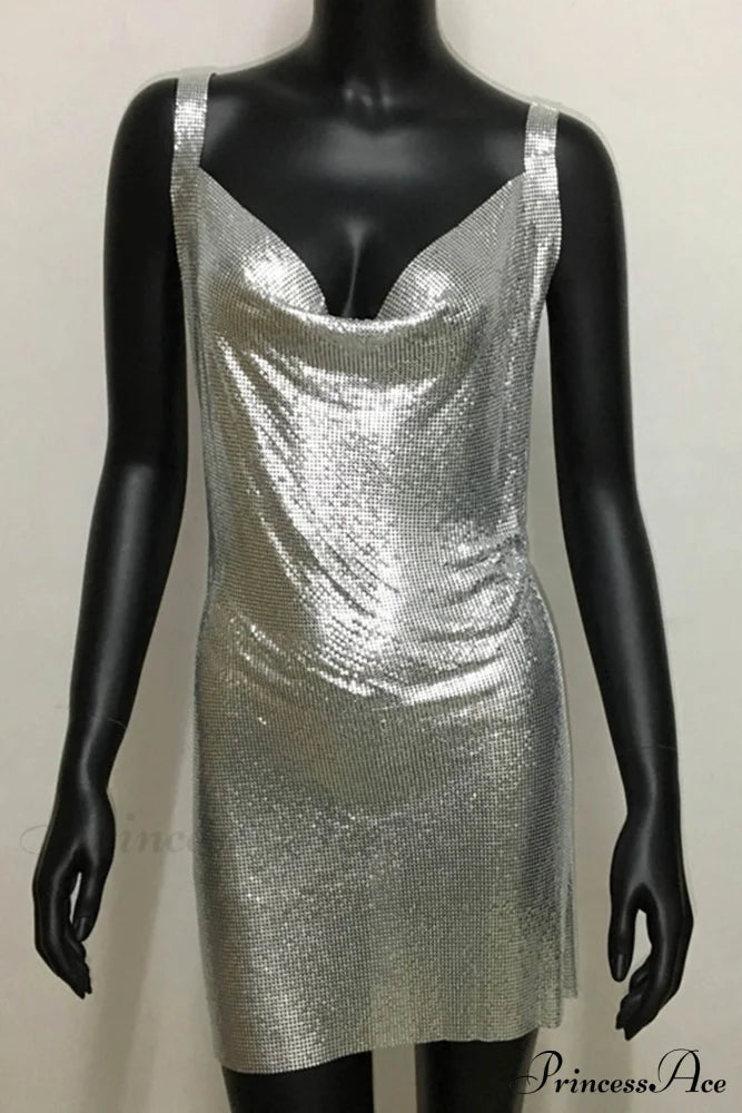 Sparkling Rhinestone Cami Dress image 8