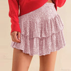 Sparkling Sequins Layered Skirt image 4