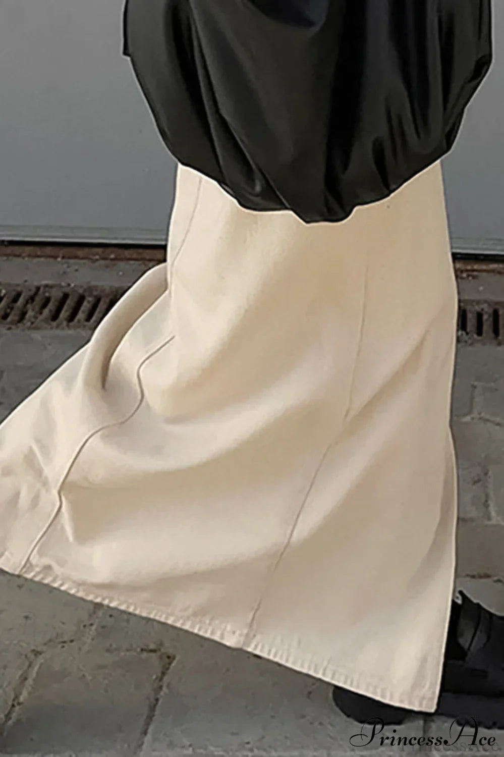 Split High Waist Slim Maxi Skirt image 4