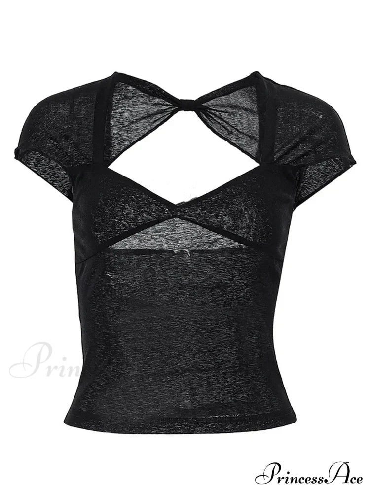 Square Collar Backless Elegant Skinny Streetwear Crop Top image 6