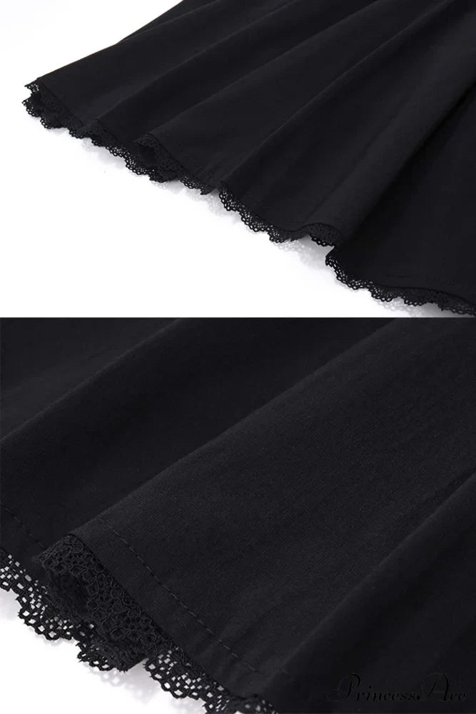 Square Neck Lace Mini Dress image 7
