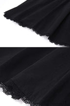 Square Neck Lace Mini Dress image 7