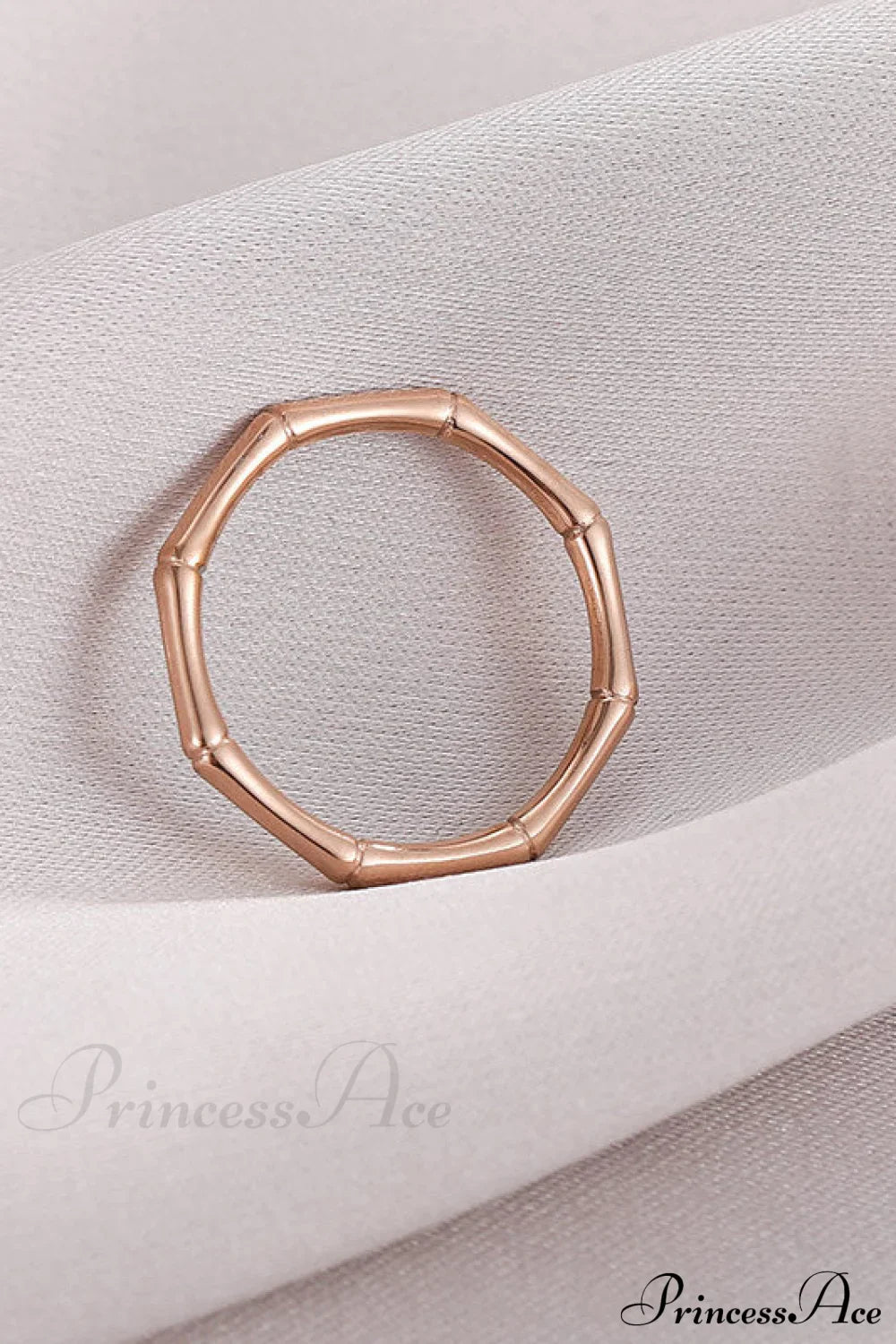 Stainless Steel Bamboo Shape Closed Rings image 7