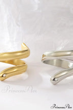 Stainless Steel Exaggerated Serpentine Cast Ring image 2