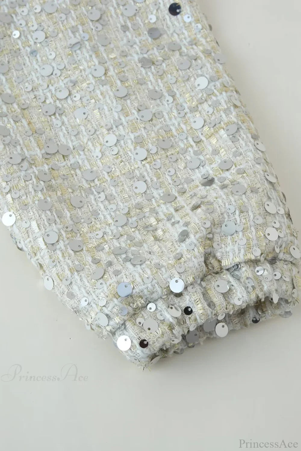 Stand Collar Sequin Long Sleeve Jacket image 4