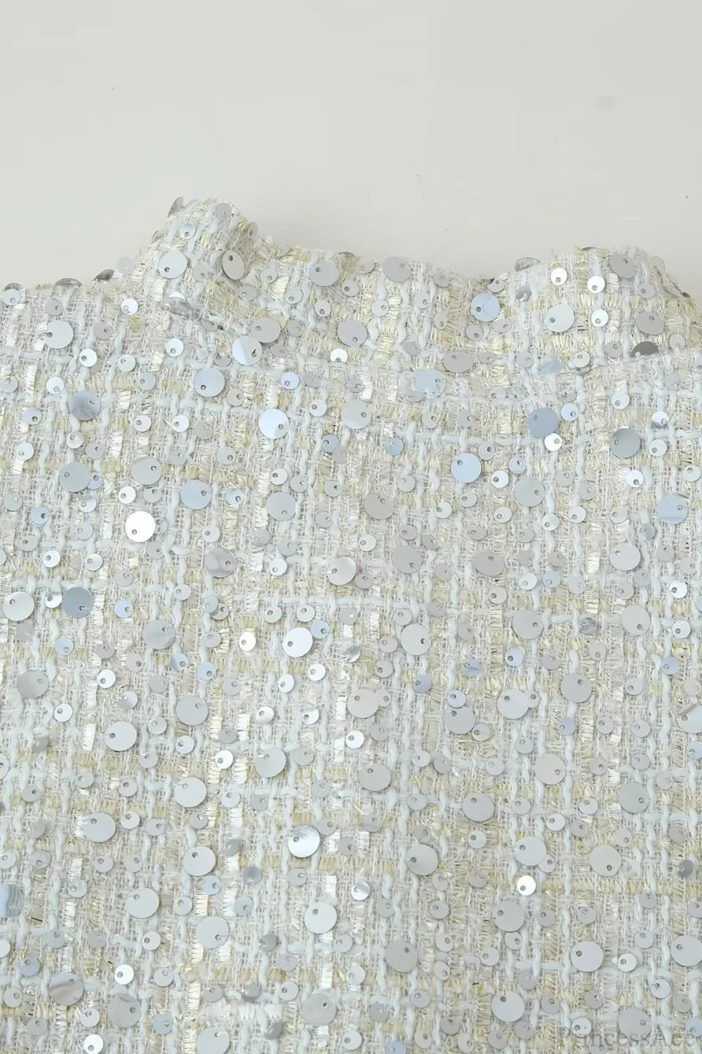 Stand Collar Sequin Long Sleeve Jacket image 5