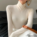 Stand-up Collar Long-sleeved Stretch T-shirt image 1