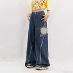 Star Baggy Denim Wide Leg Pants image 6