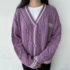 Star Embroidered V-neck Cardigan image 3