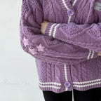 Star Embroidered V-neck Cardigan image 5