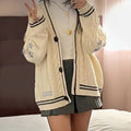 Star Embroidery Knit Button-up Cardigan image 1