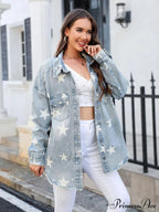 Star Jacket with Denim Pockets image 4