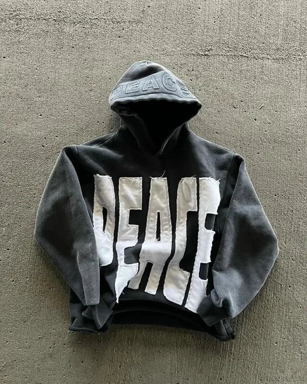 Star Patch Embroidery Hoodie image 5