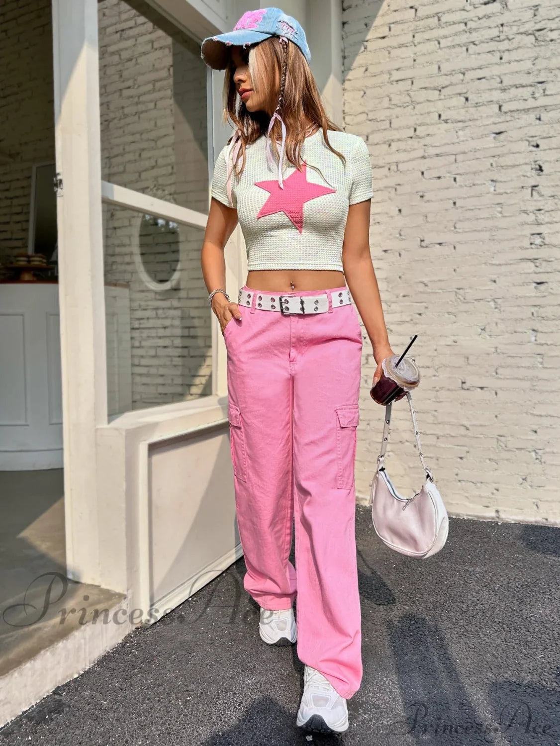Star Patched Crop Tee image 6