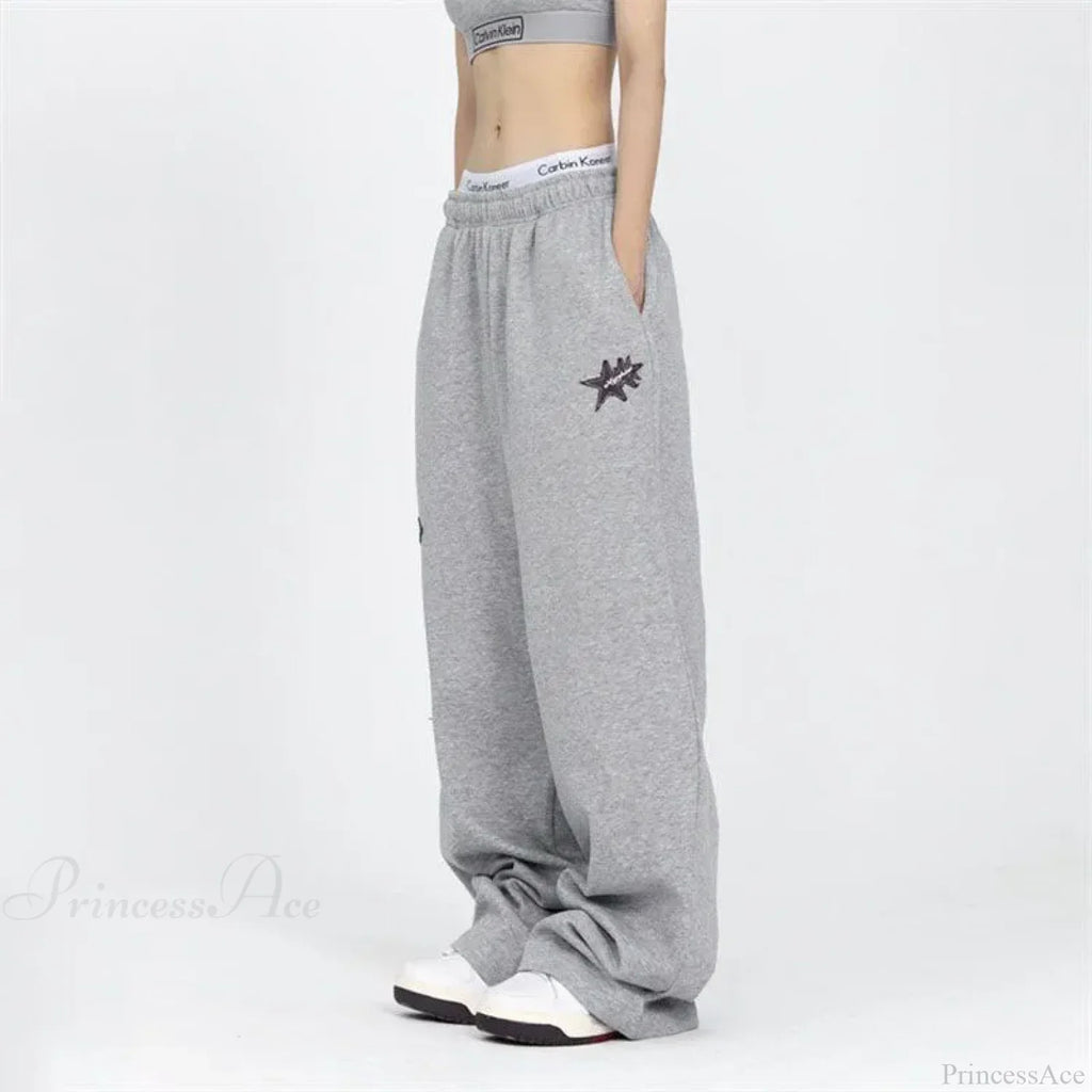 Stars Embroidery Pants Pants image 3