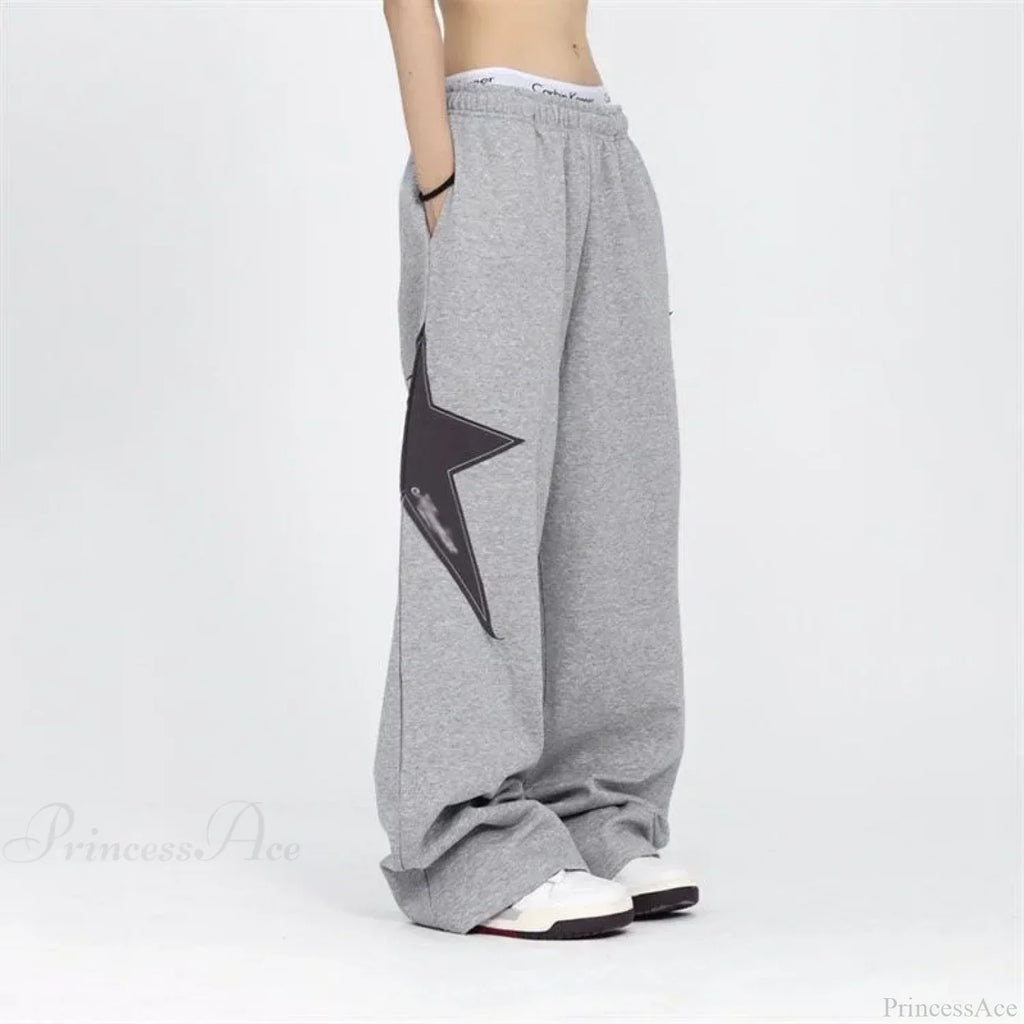 Stars Embroidery Pants Pants image 1
