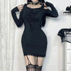Stitched Hooded Small Dress image 4