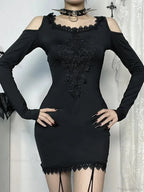 Stitched Hooded Small Dress image 1