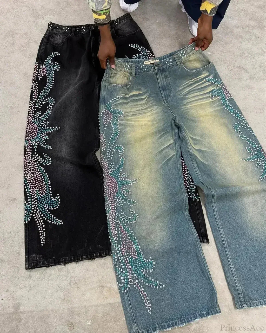Stonework Medieval Stitched Loose Pant image 1
